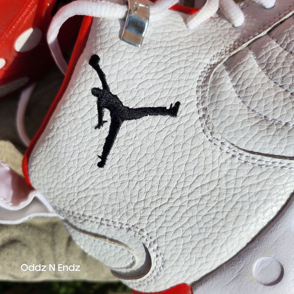 Air Jordan Jumpman Pro White & Red Basketball Shoes Size US 8.5 Athletic Sneaker - Picture 10 of 14